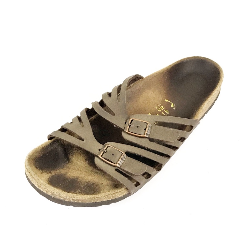 BIRKENSTOCK Double Strap Slide Sandals Size 41